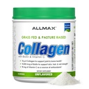 ALLMAX Nutrition Grass Fed " Pasture Raised Collagen with 10,000 mcg Biotina + 90 mg Vitamina C, Desflavorado, 15,5 oz (440 g)