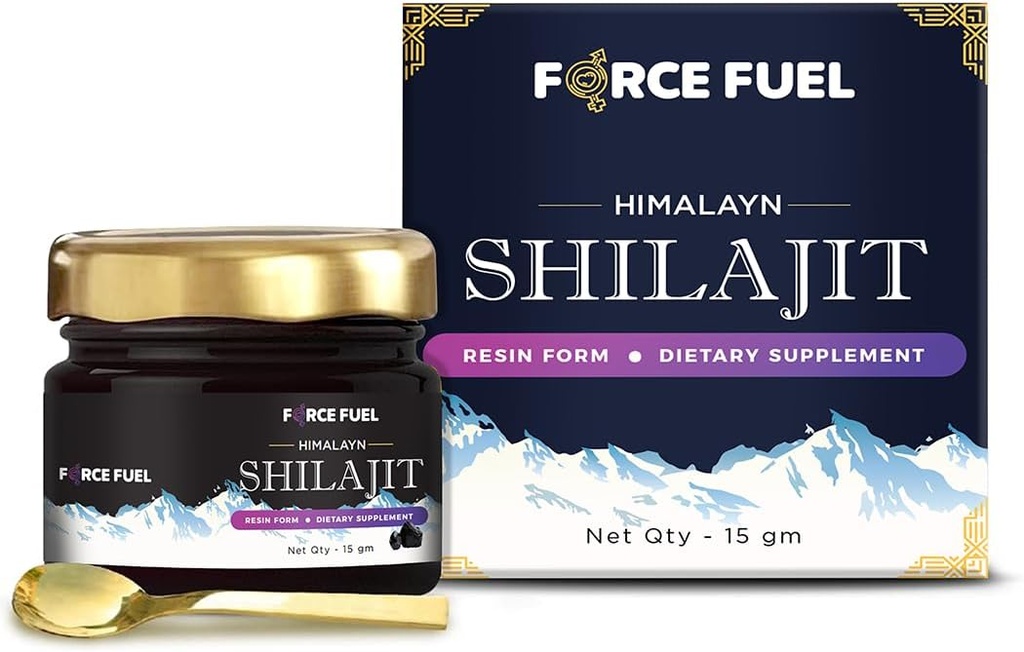 Shilajit Pure Himalayan Organic Shilajit Resin - Gold Grade 100% Suplemento para Hombres y Mujeres - Natural Shilajit Resin with 85+ Trace Minerals & Fulvic Acid for Focus, Energy & Immunity-30 Days Supply