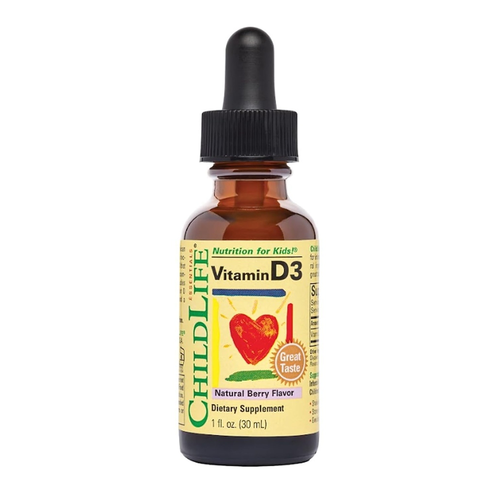 ChildLife Essentials - Vitamina D3 Mixed Berry 1 oz [Salud y Belleza]