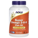Ahora Foods Super Omega 3-6-9 Soft-gels, 1200Mg, 180-Count