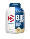 Dymatize Elite 100% Whey Protein Powder, Vainilla, 25g de Proteína, 5.5g BCAAs, Menos Than 140 Cal., Gluten Free, 2g Carb, 2g Sugar, 3g Fat (67 Servings)