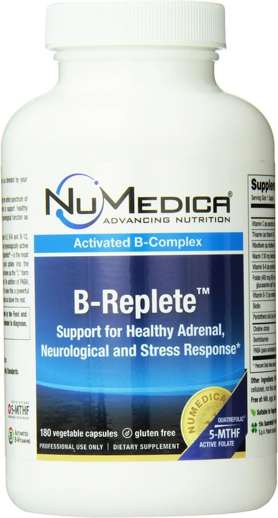 NuMedica B-Replete Suplemento 180 cápsulas vegetales