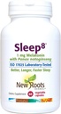 NUEVAS ROOTS HERBAL Suplemento de sueño, con flores de pasión, manzanilla, pezuñas, Panax Gingseng, Skullcap, Magnesium, Melatonin (60 Veg Caps)