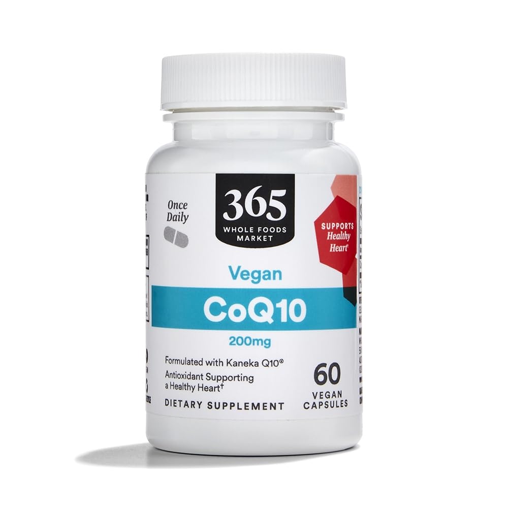365 por Whole Foods Market, CoQ10 200mg, Vegan, 60 Cuenta
