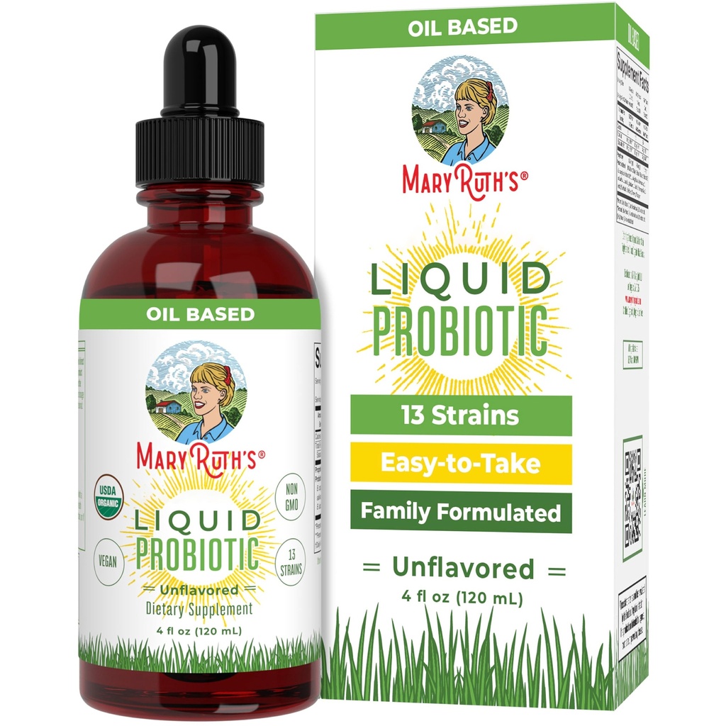 MaryRuth Orgánicas USDA Orgánica Probiótica Silencio Digestiva Salud Silencio Gut Salud Silencio Probióticos para Mujeres Silencio Probióticos para Hombres Silencio Probióticos para Niños Silencio Acidophilus Probiótico Silencio No-OMR 40 Sirviendo