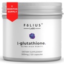 Ultra High Strength L-Glutathione 98% Suplemento para la piel de la guanición - Suplementos de colágeno para mujeres y hombres - 500 mg Fórmula concentrada, Suplemento de Glutatione reducido - 120 cápsulas