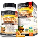 Curcumina Turmérica con extracto de cobre negro 1500mg - Alta Absorción Ultra Potent Turmeric Suplemento con 95% Curcuminoides y BioPerina - Capsúsulas no GMO para soporte conjunto - 90 cápsulas