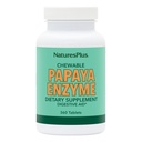 Natures Plus Papaya Enzyme - 6 mg Papain - All Natural Digestive Aid Supplement, Contiene Amylase " Protease - 360 Chewable Tablets (360 Servings)