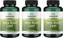 Hoja de Basilio Sagrado Swanson (Tulsi) - (120 cápsulas, 800 mg por servicio) 3 Pack