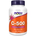 AHORA Suplementos, Vitamina C-500 con Caderas Rosas, Protección Antioxidante*, 250 Tabletas