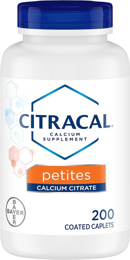 Petites citracales con vitamina D3 Tablas 200 Cuenta - Pack de 3