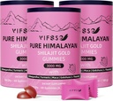 Shilajit Gummies, 3000 Mg Shilajit Puro Himalayan Orgánica con Ashwagandha, Turméricas Gummies Libres de Azú para Hombres y Mujeres, Shilajit Suplemento, Shilajit Naturaleza Shilajit for Energy, 180 Gummies