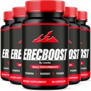 (5 Pack) Erecboost Capsules, All Natural Advanced Formula, 300 cápsulas