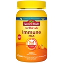 Nature Made Wellblends ImmuneMAX Gummies, Vitamina C 1000mg + Zinc, Selenium, & Vitamina D3 5000 UI, Immune Support Suplemento, 42 Gummies
