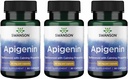 Swanson Apigenin-Bioflavonoid Suplemento Natural Prostate Support-Metabolism & Nerve Health Support-Can Support Sleep & Relaxation 90 Caps, 50mg Cada 3 Pack