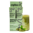 Copina Co. Matcha Beauty Vegan Collagen Booster Drink Blend: Plant Based Collagen Support Smoothie Drink Vegan Blend Variety Pack ← Matcha Flavor ← 10 Individual Stick Packs per Carton