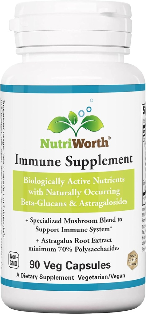 Suplemento de inmune 90 cápsulas de Veg - Orgánica de semen Blend