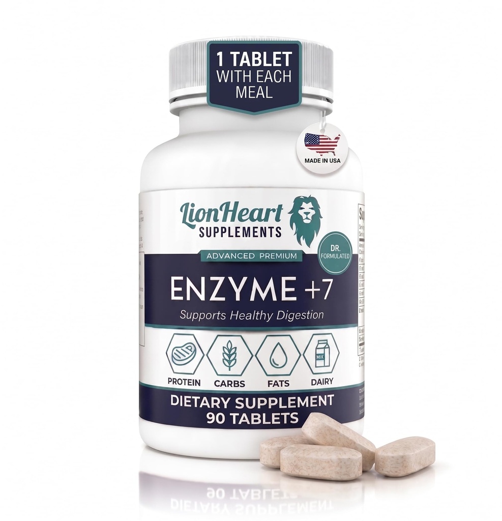 SUPLEMENTO DE ENZYMES DIGESTIVE - Incluye Saltas de Bilis Ox Purificadas - Tablas para No Sufridores de Gallbladder - Enzyme for Digestion & Gas Relief - Ayudas Bloating, Acid Reflux, Constipation &amp; Repair Leaky Gut