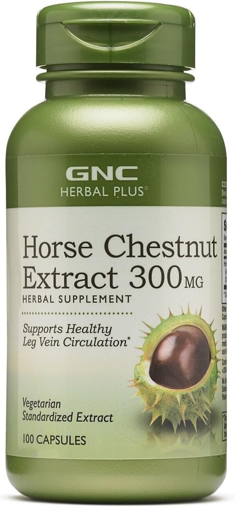 GNC Herbal Plus Caballo Chestnut Extracto 300 mg 100 cápsulas
