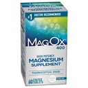 Mag-Ox 400 Magnesium Supplement, Pharmaceutical Grade Magnesium Oxide with 482 mg Per Dose, 60 Tablets