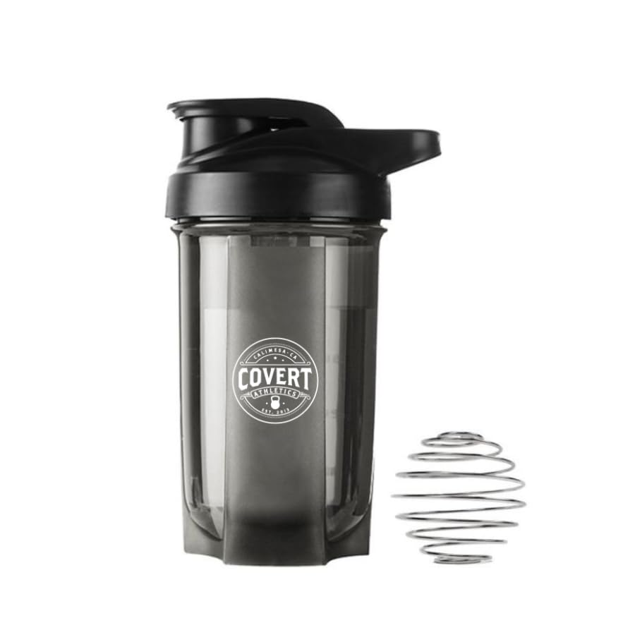Unicornio Co X Cubierta Atletismo 2024 Shaker for Protein, Pre Workout, 16oz (Black)