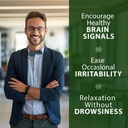 LTO3 Original con L-Theanine, Omega-3 de Sementis y Skullcap - Soportes Focus, Concentración Mental, Mente Calma, Mood Positivo y Relajación (90 cápsulas)