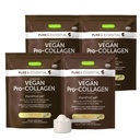 Igennus Advanced Vegan Vanilla Collagen Peptide Powder, mejorado con Glycine, Proline " Hydroxyproline " Cofactor Vitamin C, Non GMO, Vegetarian Plant Based Collagen Powder Booster, 140 Servings