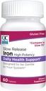 La elección de calidad Iron High Potency Slow Release Tablets, 45mg, 60 Tabets Cada (Pack of 4)
