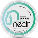 Nectr Energy Nootropic Pouches – Glacial Green Wintergreen Caffeine Pouches con Cognizin® Citicoline. Treats cerebrales libres de azúcar. Smooth, Sustained Focus & Energy Supplement - 1 Puck of 16pcs
