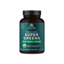Nutrición antigua Super Verdes con Probióticos, Tabletas de Superalimentos Orgánicos Hecho de Spirulina, Clorella, Moringa y un Probiótico Resiliente, 30 Servimientos, 90 Cuenta