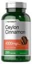 Horbäach Ceylon Cinnamon Capsules 4000mg Silencio 250 Conde ← Non-GMO, Gluten Free