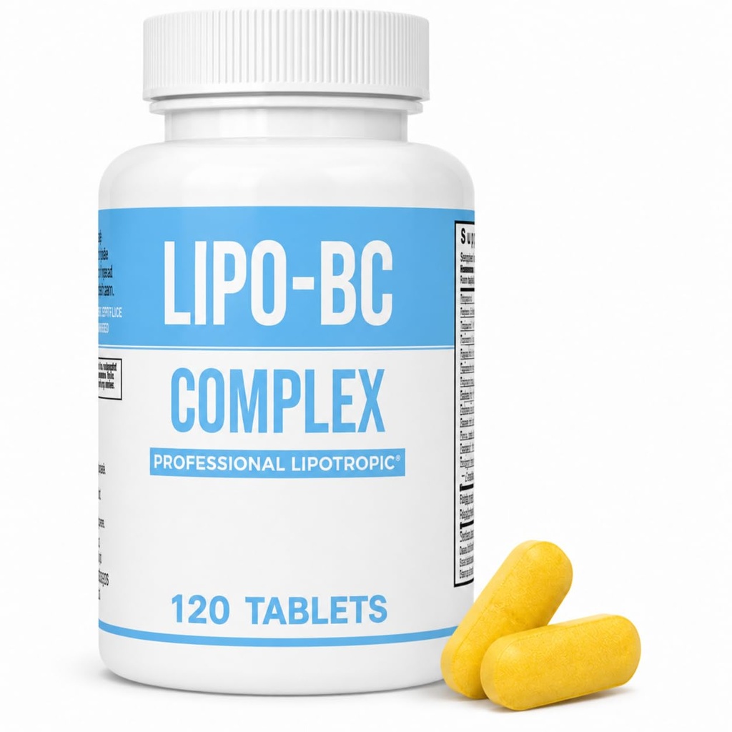 Complejo Lipo-BC, LIPO BC Tablets Lipotropic Tablets for Energy and Wellness Silencio Natural Clean Energy with Dietary Nutrients Fabricured by Legere Pharmaceuticals (120 Tablets)