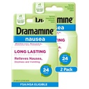 Dramamine Nausea Long Lasting, Nausea Relief, 10 Conde (Pack of 2)