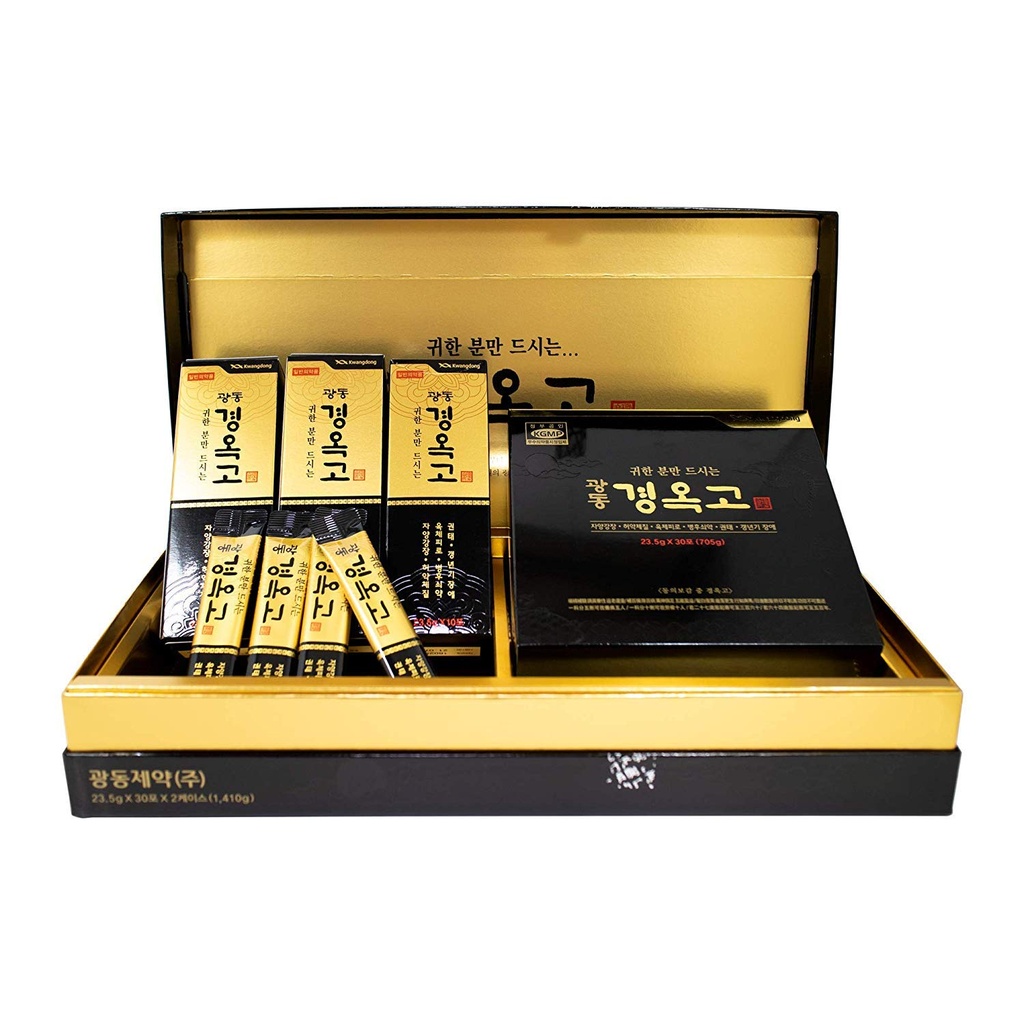 Kwang-Dong Kyung-Ok-Go Korean Nutritious Ginseng Tonic Individual Stick Pouches Gift Set (23,5g x 60 Stick Pouches) [동ютеренно ютель]