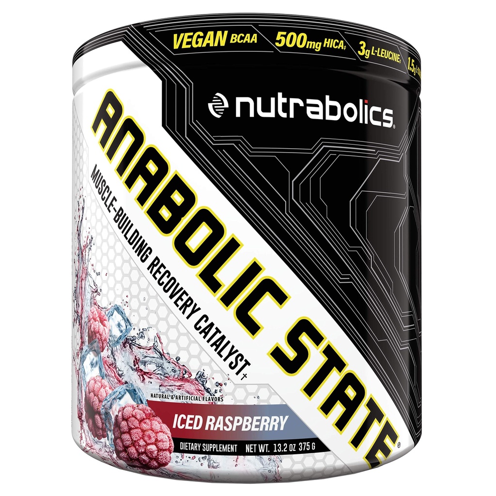Nutrabolics Suplemento dietético Estado anabólico Raspberry 375g (30 servidos)