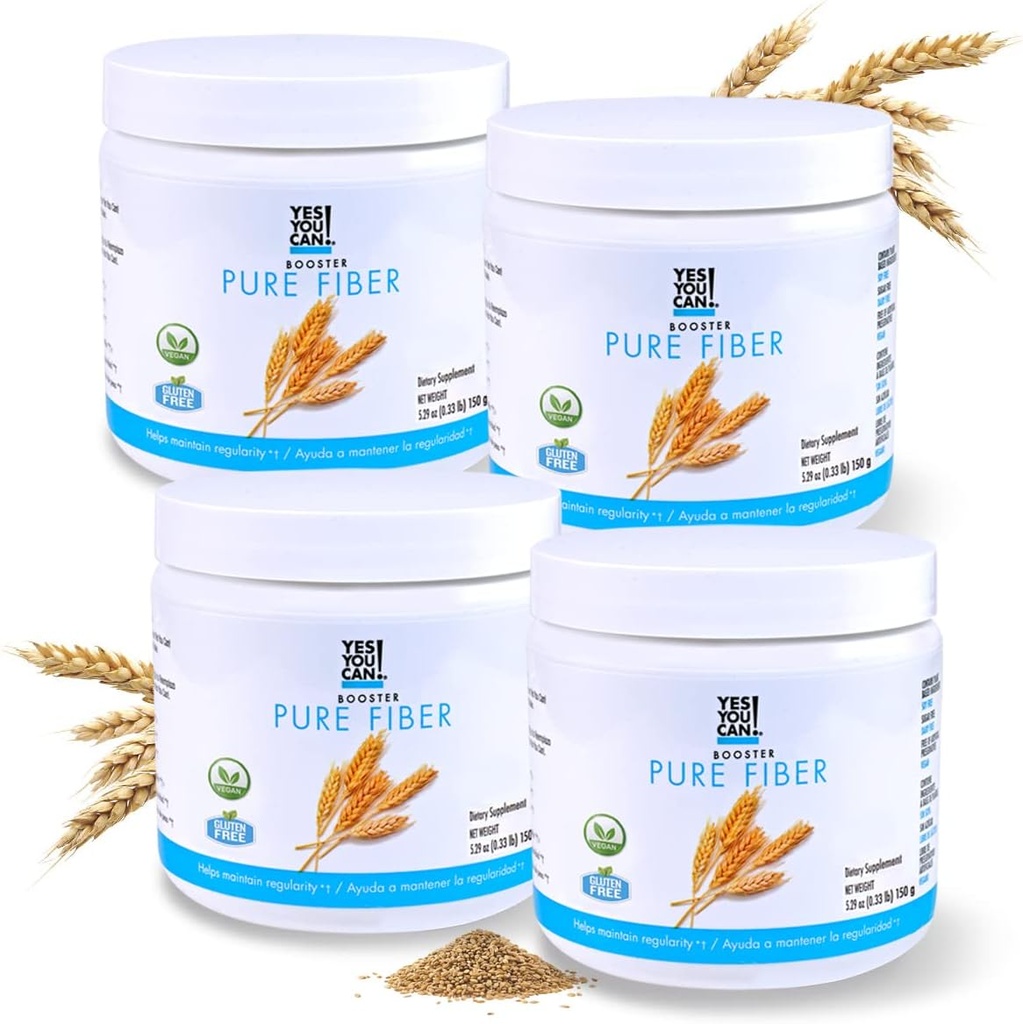 ¡Sí puedes! Booster de bebidas - Ecológicos Verdes Superalimentos Powder Drink Mix - 4 Pack con Alfalfa Grass, Wheatgrass, Kale, Barley Grass, Lemon Juice Powder - Rich in Antioxidants, Vitamins and Minerals.