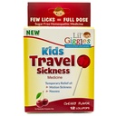 Lil' Giggles Kids Medicated Lollipops - Sweet Gentle Relief for Kids & Non-drowsy - for Car Sickness, Travel Nausea &amp; Motion Sickness Relief - Homeopathic Remedy Children's Love - Cherry Flavor 12 CT