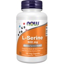 AHORA Suplementos, L-Serine 500 mg, Nervous System Health, 120 Veg Capsules