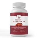 Ingredientes originales puros Reishi Mushroom, (100 cápsulas) Siempre puros, sin aditivos ni artillería, Verificado laboratorio
