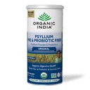 ORGANIC INDIA Psyllium Husk Powder - Pre &amp; Probiotic Fiber Supplement, Organic Psyllium Husk Fiber Supplement, Whole Psyllium Husk Powder Unflavored, Dietary Fiber, USDA Organic, Gluten Free - 10 Oz