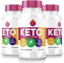 (3 Pack) Keto Smart Capsules - Keto Smart Dietary Supplement for Advanced Weight Loss, Maximum Strength All-Natural Pills for Targeting Belly Fat, KetoSmart Pastillas Reviews (180 cápsulas)