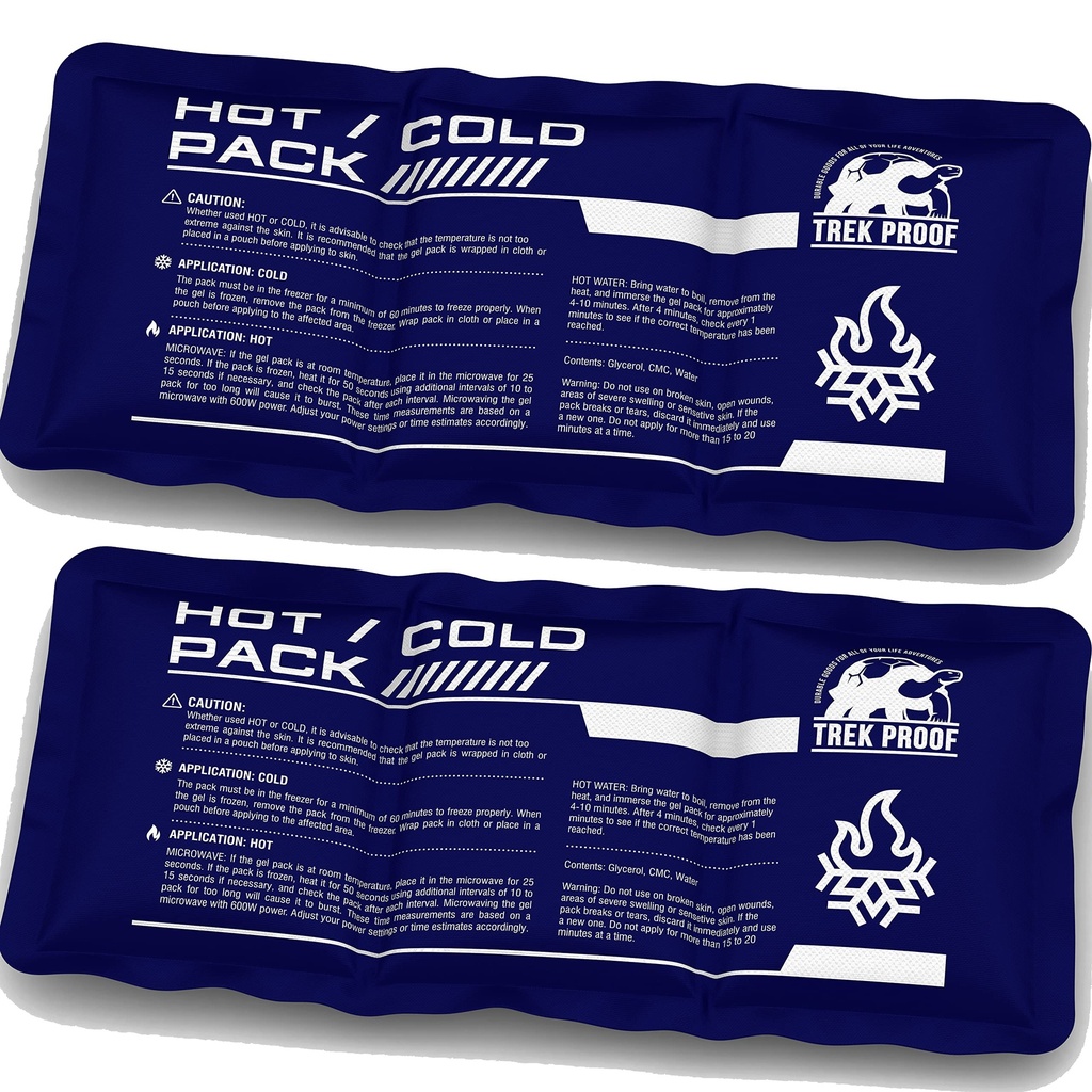 Paquete de hielo flexible para el alivio del dolor - Reutilizable Gel Pack para la rodilla, hombro, tobillo, espalda y más - Bendable para el confort personalizado