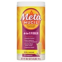 Metamucil, Psyllium Husk Powder, Unflavored Original Texture, with Sugar, 114 Servings, 4-in-1 Fiber Supplement, Daily Psyllium Husk Fiber Powder Ayuda Apoyo Digestive Health by Promoting Regularity*
