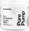 PurePump Unflavored All-Natural Pre Workout Powder for Men & Women - Clean Preworkout with Creatine, BCAA, Beta Alanine - Best for Energy, Focus & Pump - Vegan, Keto, Paleo 30 Servings