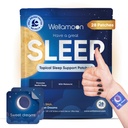 Wellamoon Original Sleep Patches for Adults Extra Strength ← Easy-to-Apply Sleep Patch with Melatonin " Valerian  Relax " Wake Up Refreshed ← Larga duración Night Comfort for Men " Women TEN 28 Patches