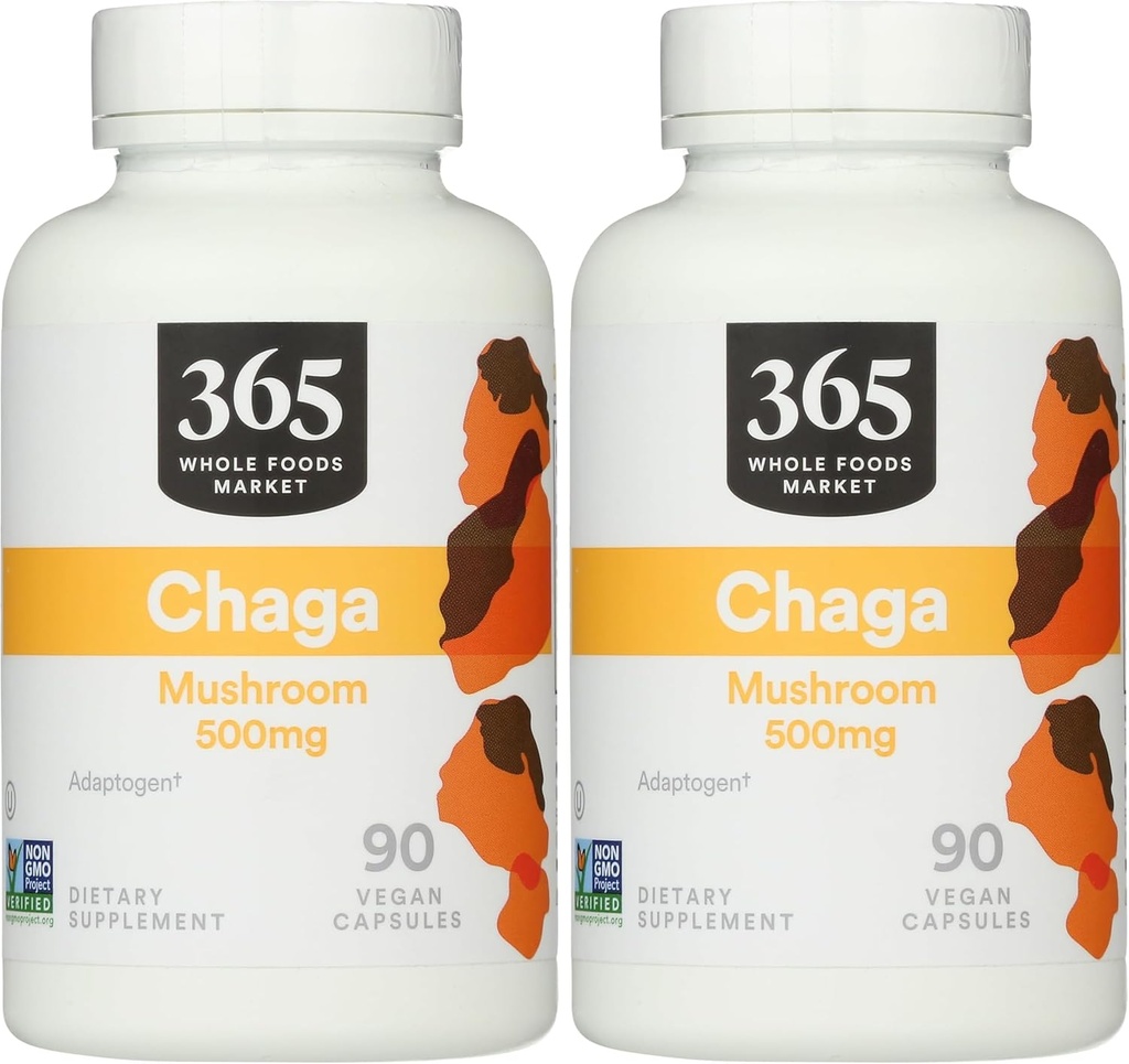 365 por Whole Foods Market, Chaga, 90 Cuenta (Pack of 2)