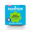 Fórmula multi-síntoma de Pamprin, con Acetaminofeno, síntomas del período menstrual Alivio incluyendo calambres, dolor, ruborización e irrigibilidad 40 cápsulas