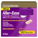GoodSense Aller-Ease - Fexofenadine Hydrochloride 180 mg Tablets - 24-Hour Alergy Medicine for Indoor &amp; Outdoor Relief, 30 Count