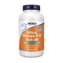 AHORA Suplementos de alimentos, Ultra Omega 3-DTM, Omega-3 aceite de pescado + vitamina D-3, soporte cardiovascular*, 180 Softgels