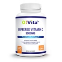 Vitamina Buffered C 1000mg para el apoyo a la salud inmune, 100 tabletas no transmisibles, fuente de 100 días